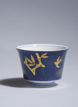 KINZAN Sake Cup - Bamboo pattern -