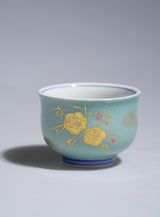 KINZAN Sake Cup - Plum pattern -
