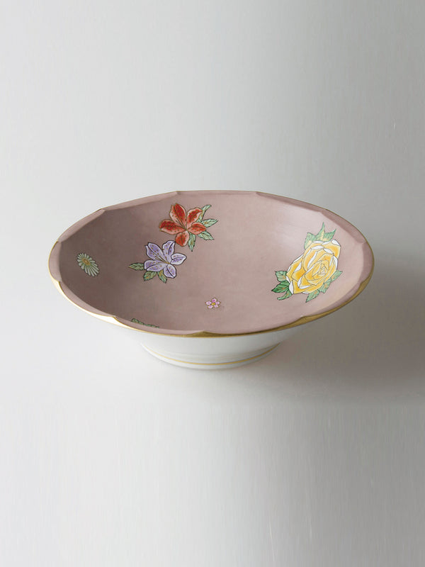 Falling Flower - cocoa - bowl